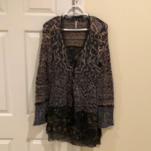Free People sweater coat